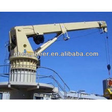 21T 19m Telescopic Boom Hydraulic Marine Crane with ABS CCS BV Certificate